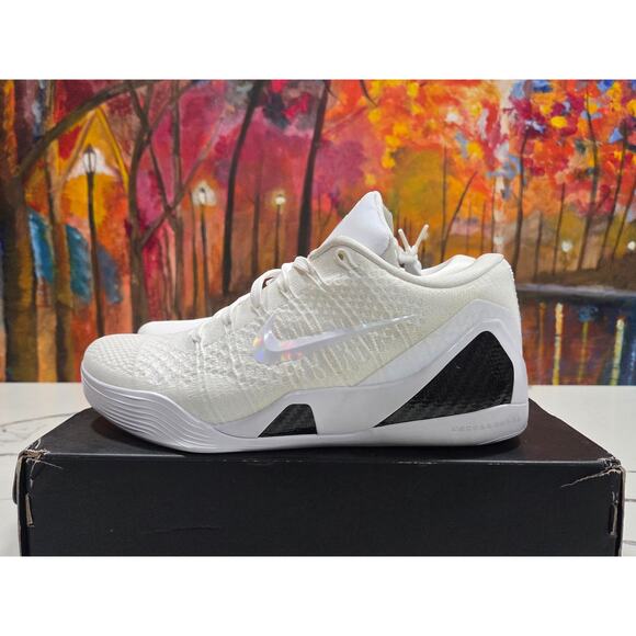 Nike Kobe IX Elite Low Halo Size 8.5 Men\'s FZ7334-100 Protro White New main image 6